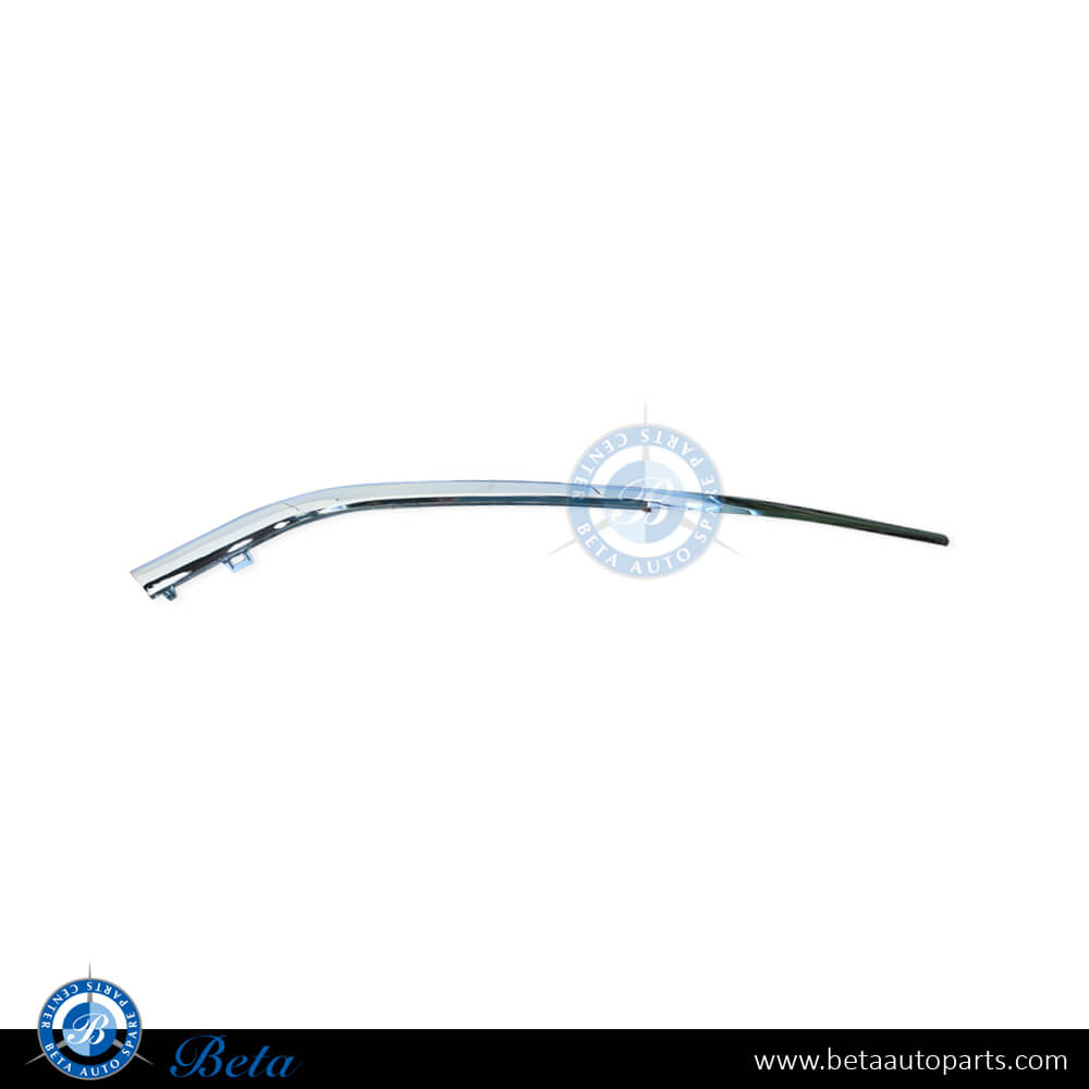 Right Side Front bumper Upper Chrome Moulding - Pure Excellence for BMW 7 Series G11 / G12 LCI 2020-Up models, Part Number 51117475198 Right Side Front bumper Upper Chrome Moulding - Pure Excellence for BMW 7 Series G11 / G12 LCI 2020-Up models, Part Number 51117475198